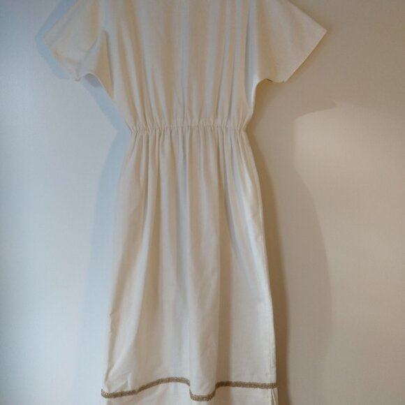 Vintage Greco Roman Dress Long Egyptian Style Theater Costume Boho Hippy - Picture 3 of 16